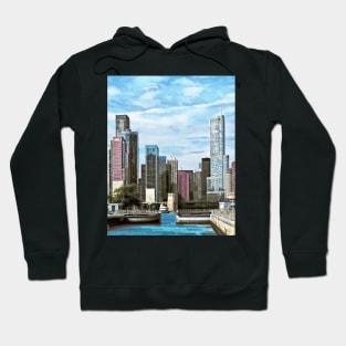 Chicago IL - Chicago Harbor Lock Hoodie